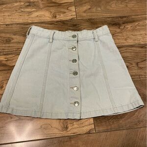 forever 21 jean skirt